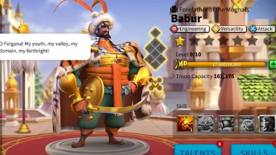 Babur Talent Tree Build and Guide