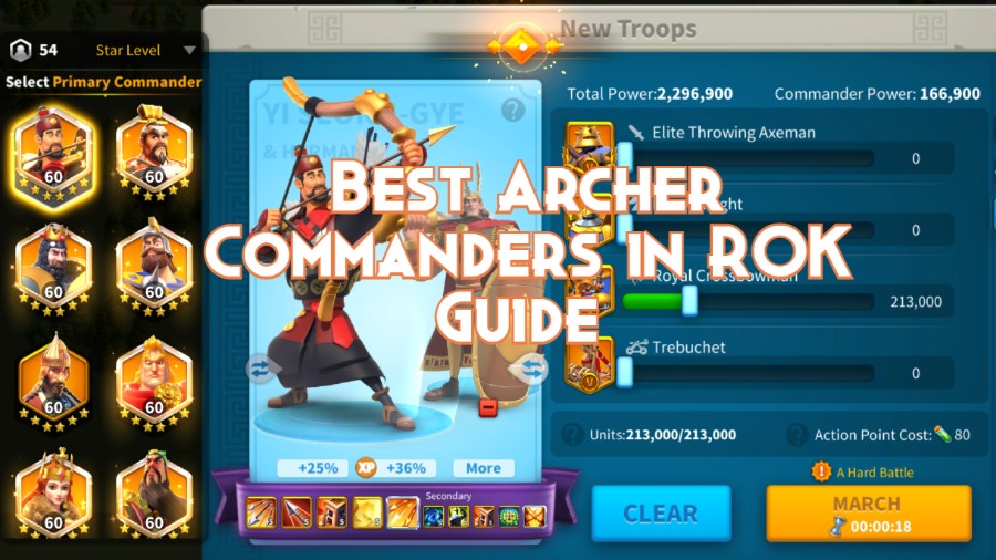 Best Archer Commanders in ROK Guide