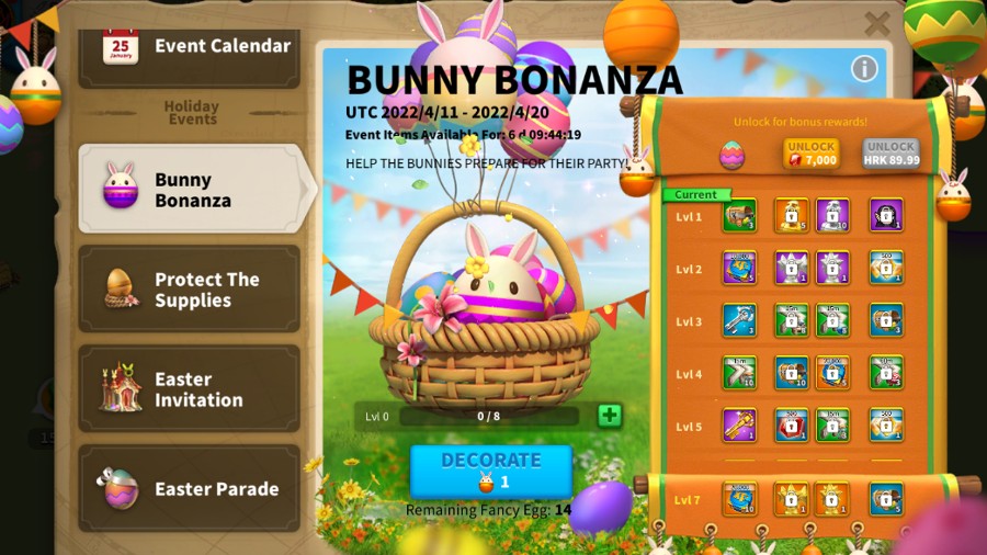 Bunny Bonanza Easter Invitation Event Guide