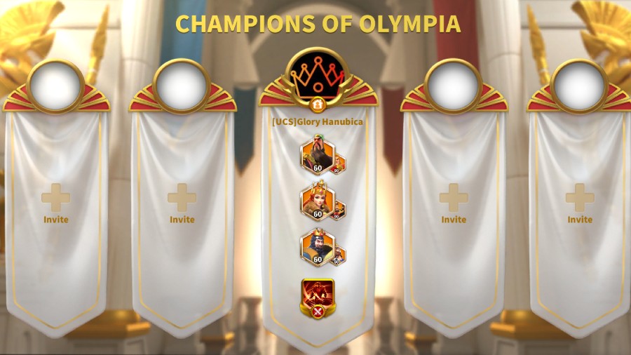 Champions of Olympia Guide in ROK