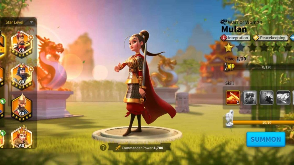 Best Mulan Talent Tree Builds and Guide 2023 ROK