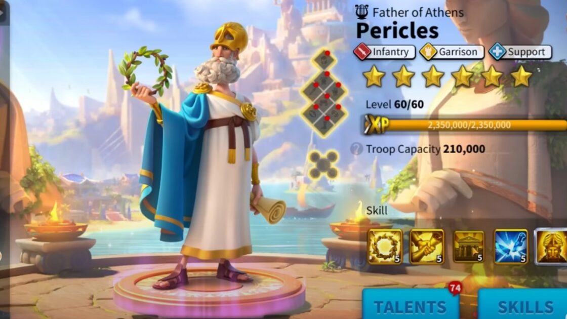 Pericles Talent Tree Build and Guide