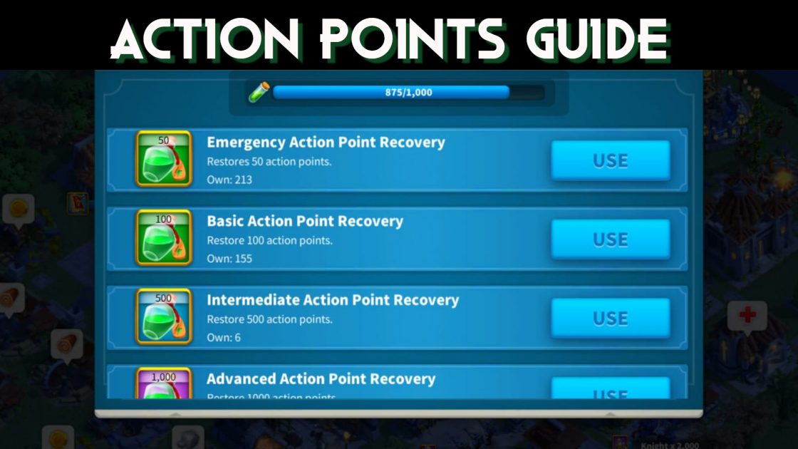 How to get and spend Action Points Guide