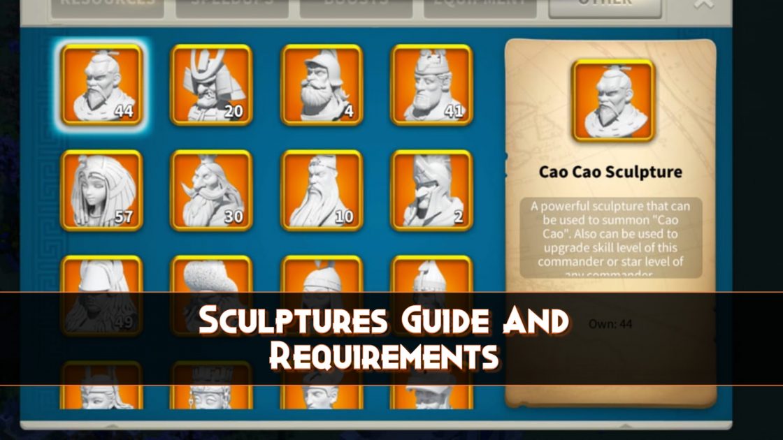 Commander Sculptures Requirements And Guide