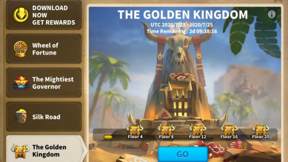 Golden Kingdom Event Guide ROK