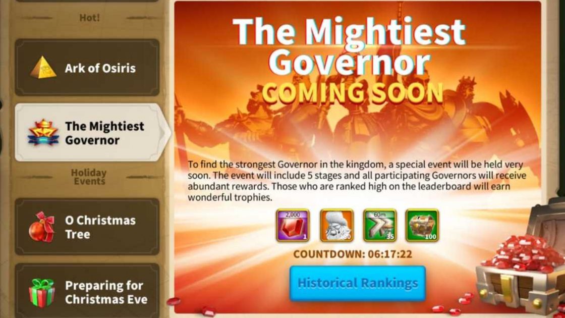 Mightiest Governor Event Guide MGE 2023 ROK