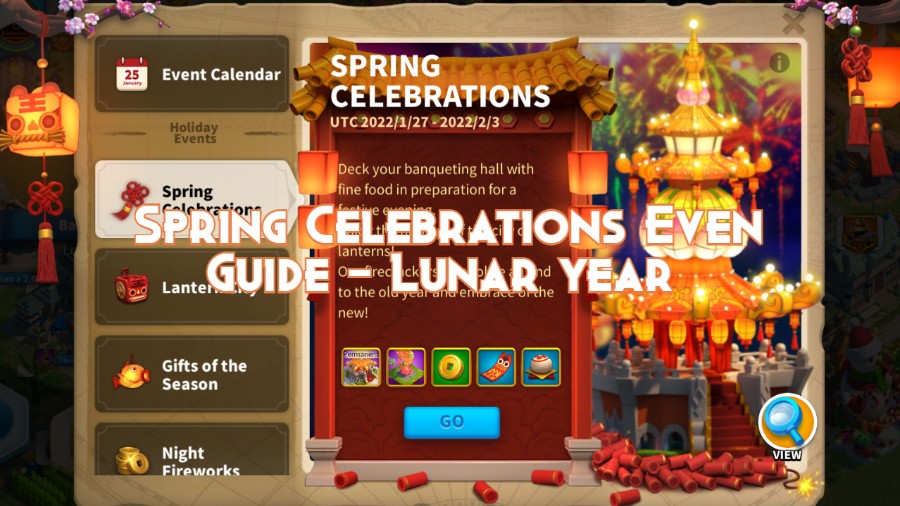 Spring Celebrations Even Guide – Lunar year