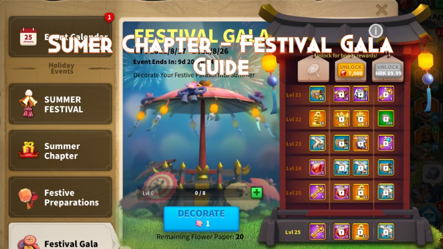 Sumer Chapter Festival Gala Guide