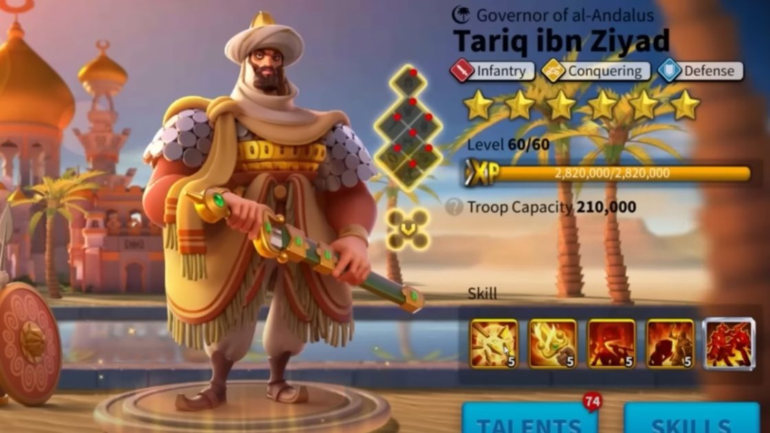 Tariq ibn Ziyad Talent Tree Build and Guide