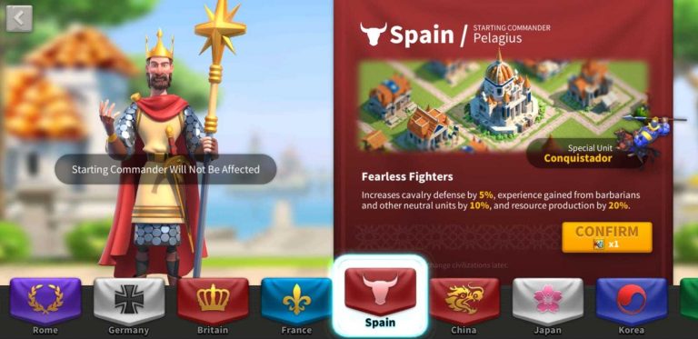Rise Of Kingdoms Spain
