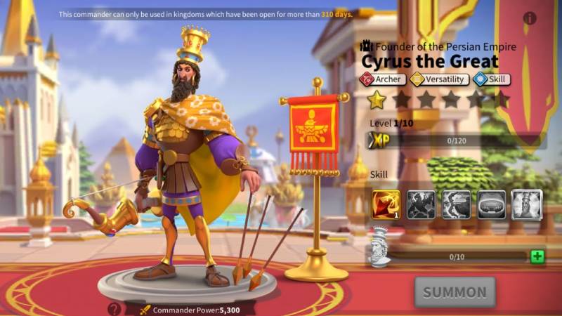 Cyrus II the Great Talent Trees