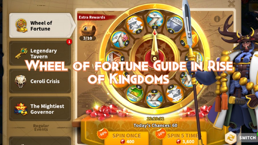 Wheel of fortune Guide in Rise of Kingdoms